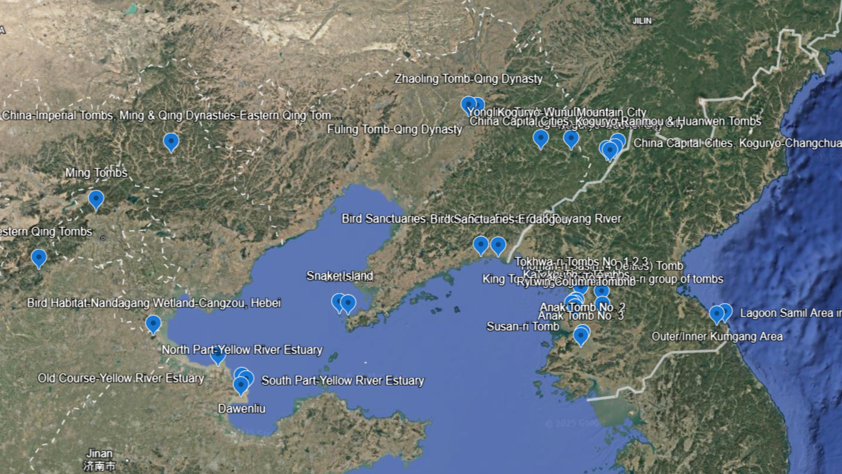 Image: Examples of the many existing UNESCO World Heritage Sites in the region. 