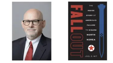 Photo of author Joel Wit along with book cover