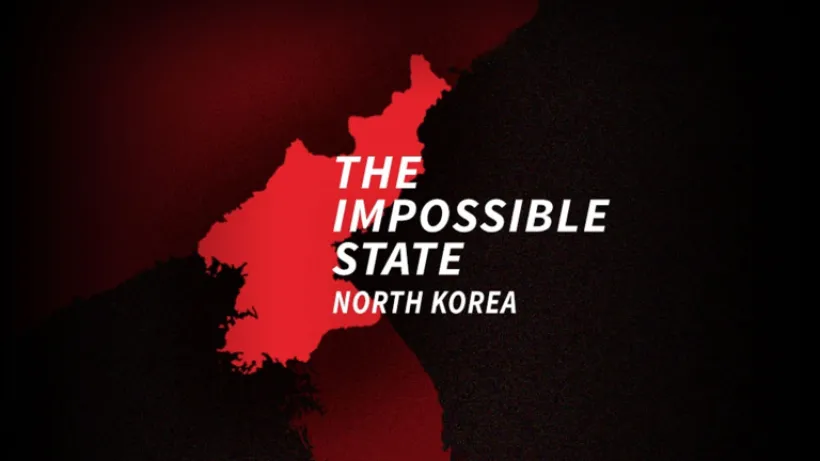 Logo for The Impossible State podcast.
