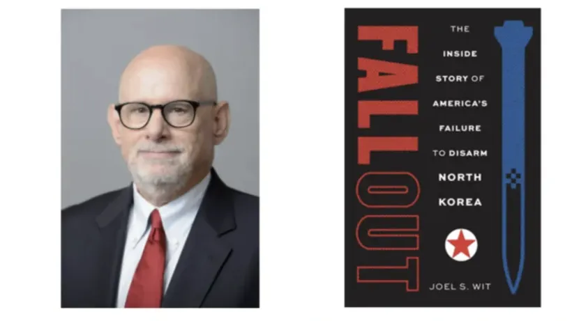 Photo of author Joel Wit along with book cover